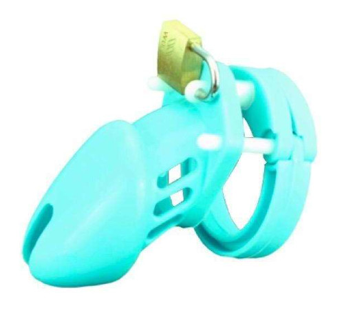 blue chastity cage