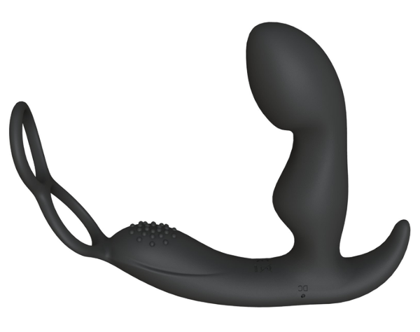 dual ring vibrating prostate massager