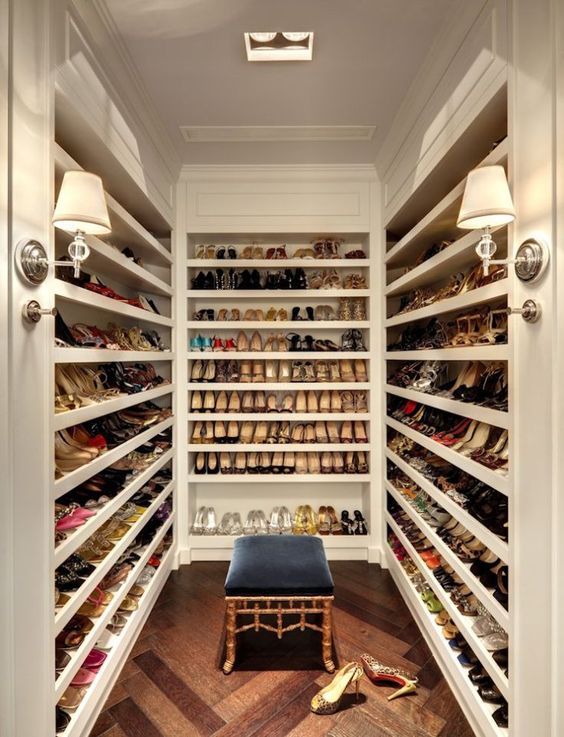 high heel closet