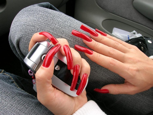 sissy manicured nails